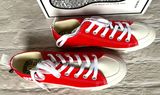 Skicks Red White Lo Top Wisconsin University Badgers Sneakers Shoes Size 8 Photo 0