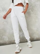 Missguided White Joggers Photo 0