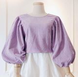 UNWORN Puffy Sleeve Top Photo 0