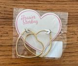 Frasier Sterling Heart Earrings Photo 0