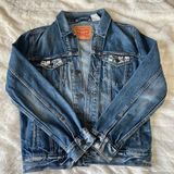 Levi’s Dark Acid Wash Denim Jacket Photo 0