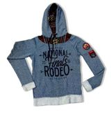 PRORODEO GEAR WRANGLER NATIONAL FINALS 2015 LAS VEGAS NFR AZTEC ZIP FRONT HOODIE Photo 0
