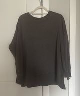 Dark Gray Oversized Sweatshirt Photo 0