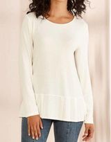 Soft Surroundings Precious Pleat Tunic Tee size medium Photo 0