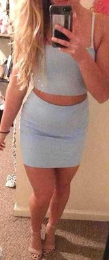 Boohoo two piece blue dress Photo 0
