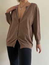 Cherokee Light Brown Cardigan Button Up Xxl Photo 0