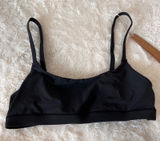 SKIMS Women's Fits Everybody Scoop Necklette Bralette Onyx Black Size Small NWT Photo 0