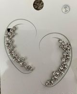 Forever 21 Silver Ear Crawlers Ear Cuff Earrings Photo 0