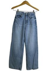 Reformation Wilder High Rise Wide Leg Crop Jeans Denim Cotton 27" Womens Size 24 Photo 0