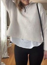 Target collared quarter zip sweater Photo 0