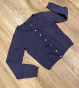 Button Up Cardigan Sweater Jacket Shirt Top Photo 0