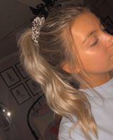 These Three Boutique Chiffon Leopard Print Scrunchie Photo 0