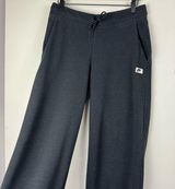 Nike  Black Straight Leg Loose Sweatpants Sz Medium Photo 0