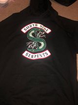 Black Hoodie Top Size L Photo 0