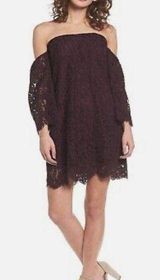 Cupcakes and Cashmere Cup Cakes and Cashmere Adalira Off Shoulder Lace Dress Photo 0