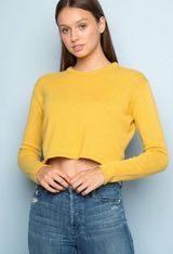 Brandy Melville Yellow  Sweater Photo 0