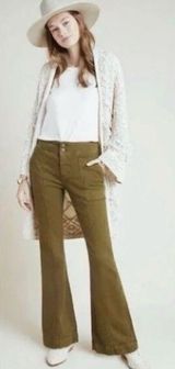 Anthropologie Pilcro and the Letterpress High-Rise Trouser Bootcut Pants Photo 0