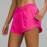 Lululemon Hotty Hot Shorts 4” Sonic Pink Photo 0