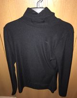 Boohoo Black Simple Turtleneck Top Photo 0