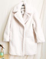 H&M White Faux Shearling Coat Photo 0