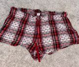 PINK - Victoria's Secret VS PINK FLANNEL PAJAMA SHORTS Photo 0