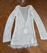 ShowMeUrMuMu White Crochet Beach Dress Photo 0