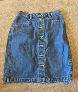 Vintage  Jean Skirt Photo 0