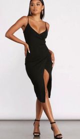 Black Wrap Dress Photo 0