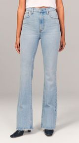 Abercrombie High Waisted Flare Jeans Photo 0
