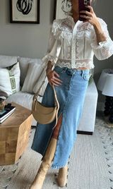 Tazz Denim Midi Skirt Photo 0