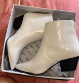 White Booties Size 7 Photo 0