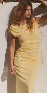 Yellow Midi Dress Photo 0
