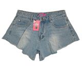 Flare Denim Shorts Photo 0