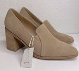 Joie  suede Leather Shoes Size 9 Block Heel Wevenly Suede Closed Toe Tan Photo 0
