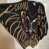 DG 2 Diane Gilman Sequin Beaded Butterfly Top Photo 0