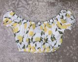 Primark Lemon Crop Top Photo 0