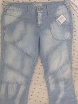 Free People Striped Jeans Photo 0