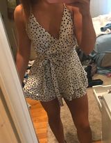 Pink Lily Romper Photo 0