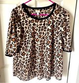Leopard print short sleeve top Photo 0
