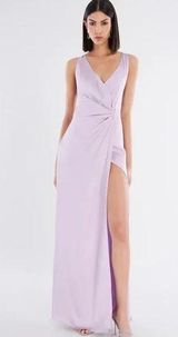 BCBGMAXAZRIA Lilac Maxi Dress Photo 0