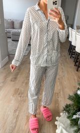 Roller Rabbit Blue Heart Pajama Set Photo 0