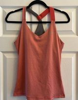 Nike Athletic Racerback Tank Built In Shelf Bra Dri Fit Medium Athletic Gym Photo 0
