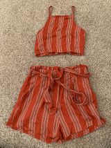 Sky And Sparrow Crop Top & Shorts Set Photo 0