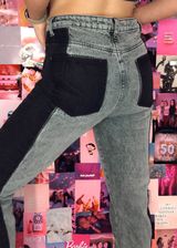 Adika Two Colored Mom Jeans Photo 0