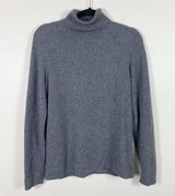 Charter Club Dark Gray Long Sleeve Turtleneck Plush Knit 2 Ply Cashmere Sweater Photo 0