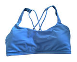 Lululemon Free To Be Bra Light Support, A/B Cup Sz 7 Blue Sports Bra Flaw Photo 0