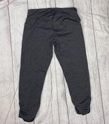 performance Capri compression pants w/gathered bottoms grey sz S Photo 0