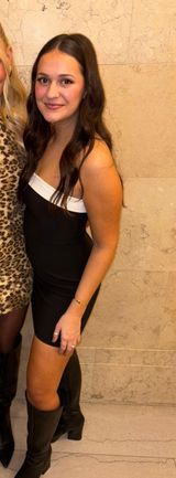 Black Fold Over Dress Photo 0