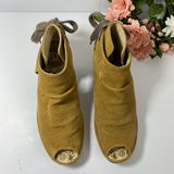 Fly London “Yull” Mustard Platform Wedge Booties Photo 0