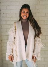 These Three Boutique These Three Fringe Cardigan Photo 0